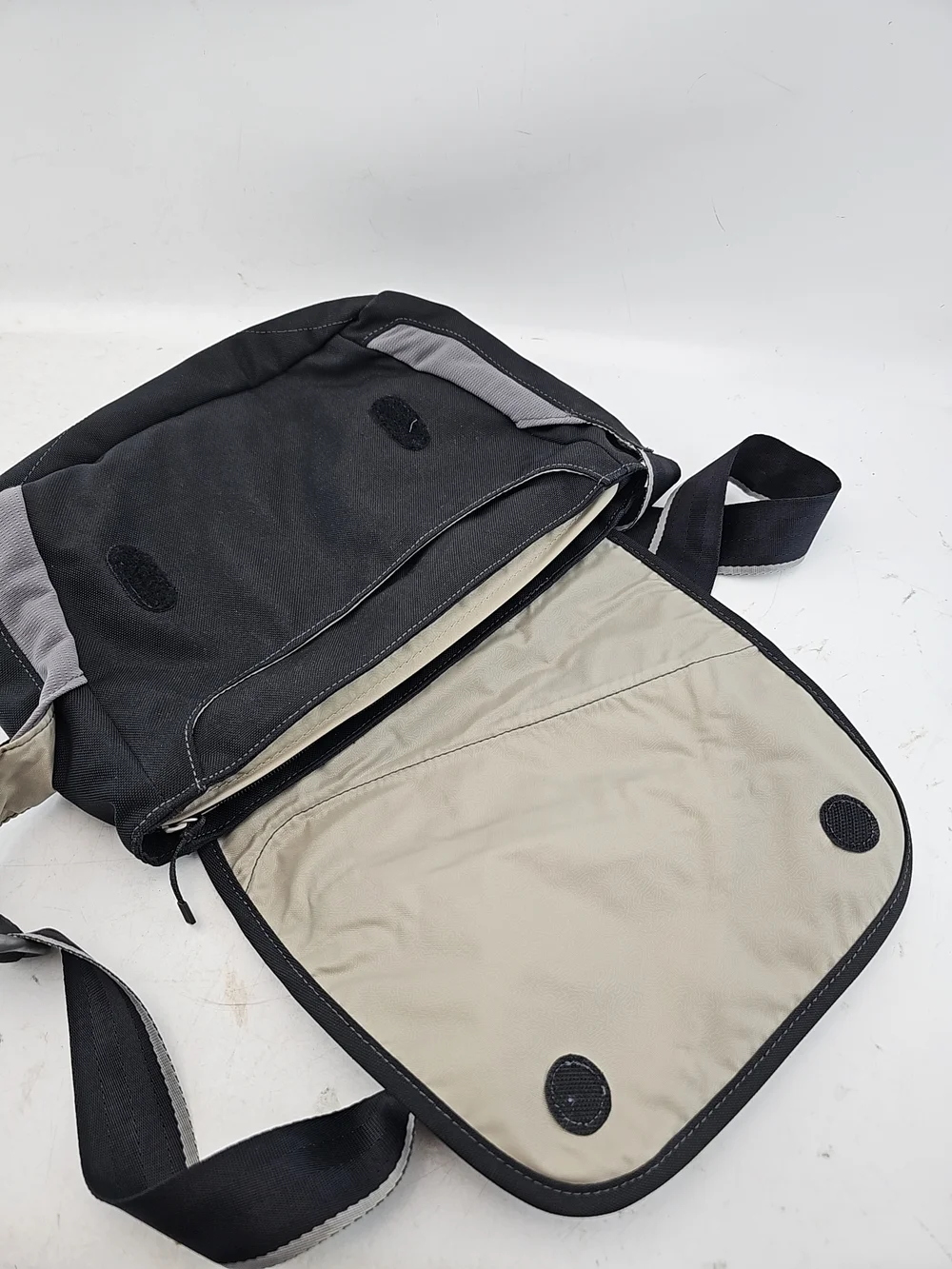 REI Black & Grey Messenger Bag